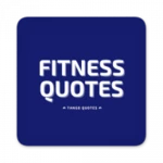 fitness quotes android application logo